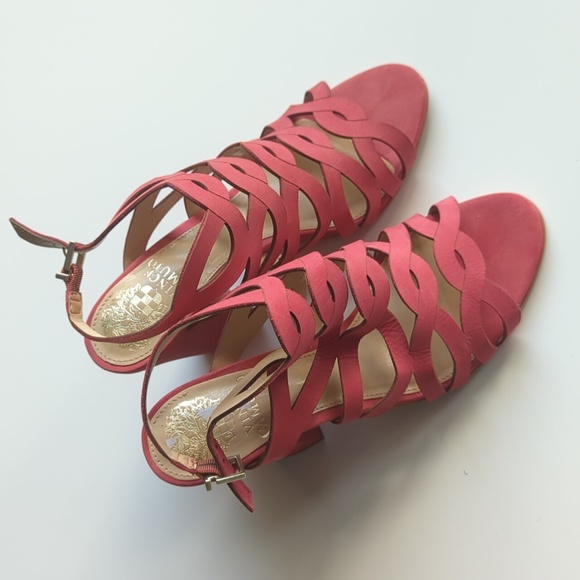 Vince Camuto Strapy Sandals Block heel Size 6m - Picture 1 of 6